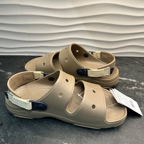 Crocs Adult Classic All Terrain Sandals Tan Men\'s 12 NWT main image 5